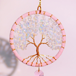 En gros Attrape-soleil en cristal Arbre de Vie suspendu, super artisanal, cristal de guérison - Product Image 6