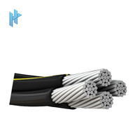 Aislamiento XLPE Cable de Paquete Aéreo Cable aéreo ABC Cable de caída de servicio Duplex/Triplex/Quadruplex