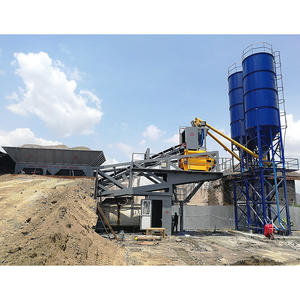 New 3.8m entladung höhe Small 50m 3/h Mobile <span class=keywords><strong>Concrete</strong></span> Batching <span class=keywords><strong>Plant</strong></span> für verkauf - Product Image 3