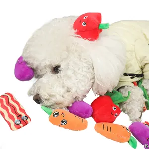 Vendita calda all'ingrosso di simpatici animali di pezza peluche giocattolo per cani peluche per cani