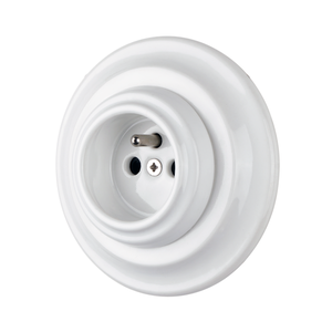 Vevor — prise de courant murale en porcelaine française, rétro, vintage, céramique, alimentation électrique, France, <span class=keywords><strong>pologne</strong></span>, république tchèque - Product Image 2