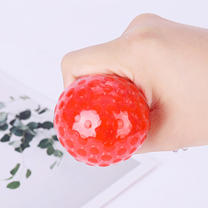 New TPR Squeeze Bead <b>Toy</b> Frog Mesh Squishy Grape Ball Splat Stress Relief Ball Squishy <b>Toy</b> for Kids - Product Image 4