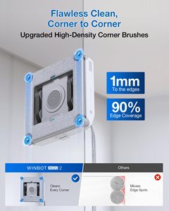 Limpiador de Ventanas Robótico Ultraligero ECOVACS WINBOT MINI2 con 5 Modos, Planificación Inteligente de Rutas, para Ventanas, Espejos y Vidrios - Product Image 4