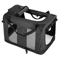 Sac à dos en tissu transparent pliable et portable de forme carrée réglable pour cage pour animaux de compagnie pour grands chiens chats accessoire de voyage