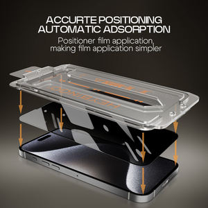 Protector de Pantalla de Vidrio Templado Anti-Espía de Fácil Remoción a Precio de Fábrica para iPhone 13 14 15 17 Pro Max Teléfono Móvil <span class=keywords><strong>APP</strong></span> - Product Image 4