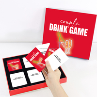 Jeu de cartes à boire personnalisé avec impressions sur papier, confessions coquines et révélations pour couples, petits amis et petites amies