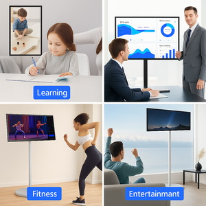 2024 Bán hàng nóng di chuyển <span class=keywords><strong>Tablet</strong></span> PC TV thông minh với đứng <span class=keywords><strong>Android</strong></span> 13 hiển thị kỹ thuật số 21.5 inch di động xách tay TV theo tôi - Product Image 6