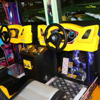 Simulateur de course pour machine de jeu d'arcade, construction en métal, acrylique et plastique, prise en charge de l'anglais, couleur personnalisable
