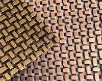 Tuiles décoratives en maille pour plafond moderne, pour système de plafond suspendu