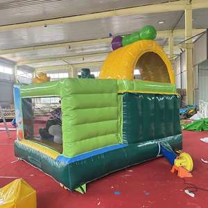 Castello gonfiabile castello di salto di qualità durevole gonfiabile castello gonfiabile castello di salto con scivolo casa di rimbalzo buon compleanno - Product Image 3