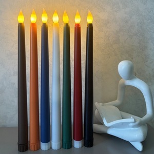 Vente en gros de bougies led et sans <span class=keywords><strong>flamme</strong></span> en plastique <span class=keywords><strong>bougie</strong></span> conique légère à batterie <span class=keywords><strong>bougie</strong></span> led sans <span class=keywords><strong>flamme</strong></span> à mèche 3d <span class=keywords><strong>avec</strong></span> <span class=keywords><strong>flamme</strong></span> mobile - Product Image 4
