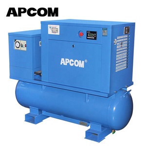 APCOM estacion Industrial 10 HP 7,5 KW 10HP 7.5KW combinado tornillo <span class=keywords><strong>compresor</strong></span> <span class=keywords><strong>de</strong></span> aire para <span class=keywords><strong>chorro</strong></span> <span class=keywords><strong>de</strong></span> <span class=keywords><strong>arena</strong></span> - Product Image 3