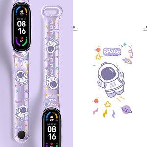 Correa para Xiaomi <span class=keywords><strong>Mi</strong></span> Band 7 6 5 4 3, Correa transparente, pulsera de silicona, repuesto para XiaoMi Band 5 4, nuevo - Product Image 1
