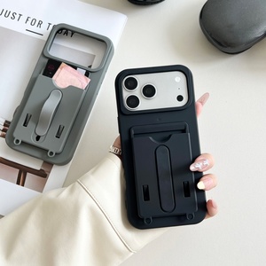 Nouvelle coque de téléphone portefeuille en TPU souple dégradé avec fente pour cartes, antichoc et protectrice pour iPhone 17 16 15 14 13 12 <span class=keywords><strong>11</strong></span> <span class=keywords><strong>Pro</strong></span> Max Plus - Product Image 2