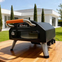 Four à pizza au gaz propane rotatif de 15 pouces, grand modèle