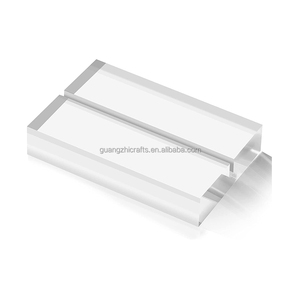 حامل شفاف بقاعدة فتحة أكريليك حامل واضح مع فتحة - Product Image 2