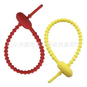 สายรัดเคเบิลแบบยางนิ่ม ยี่ห้อ Tadpole แบบล็อคอัตโนมัติ สำหรับงาน DIY อุปกรณ์ตกแต่งกระเป๋า สีขาว เทา ดำ แดง เหลือง เขียว ฟ้า ม่วง - Product Image 4