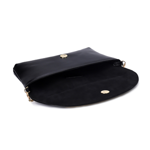 Sac sous le bras en cuir véritable gravé à la main de haute qualité, sac croissant bandoulière, sacs à chaîne pour femmes - Product Image 3