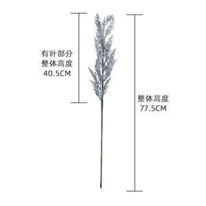 Bouquet de fleurs séchées CallaFloral, herbe de la pampa artificielle, décoration intérieure, couleur naturelle, 180g/m, sac réutilisable écologique - Product Image 4