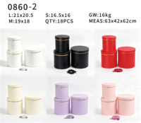 Boîte d'emballage cadeau personnalisée, ronde, cylindrique, avec couvercle, motif de décoration papillon, durable, portable, multi-usages