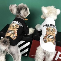 Songshantoys Offre Spéciale personnalisé chien vêtements mode Design mignon animal de compagnie été T-shirt luxe chien vêtements pour petit chien chat