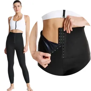 Sauna Cropped Broek Joggingbroek Voor Gewichtsverlies Thermische Afslanken Slipje Taille Training Buik En Been Joggingbroek Fitness Praktijk