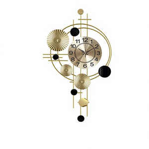 <span class=keywords><strong>Orologio</strong></span> <span class=keywords><strong>da</strong></span> <span class=keywords><strong>Parete</strong></span> in Metallo <span class=keywords><strong>Contemporaneo</strong></span> 78X45CM a Batteria Decorativo per Casa Camera <span class=keywords><strong>da</strong></span> Letto <span class=keywords><strong>Orologio</strong></span> al Quarzo Silenzioso DDP - Product Image 1