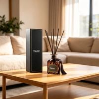 Conteneurs de diffuseur vides de luxe en gros, bouteilles de diffuseur en verre pour hôtels et emballages cadeaux