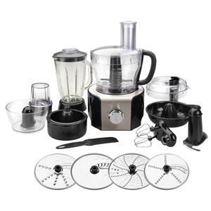 Procesador de alimentos multifuncional con licuadora, exprimidor y múltiples accesorios para uso en la cocina - Product Image 1