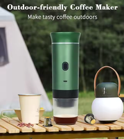 Machine à café expresso et à capsules portable, rechargeable, format voyage, préparation rapide, qualité barista, utilisation facile