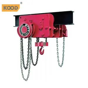 New Product 2024 Chain Provided Manual Operation 24 High Speed Hand Chain Hoist Construction Hoist Yellow Orange Blue Red CN;HUB