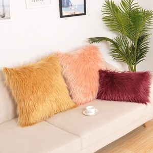 OEM <span class=keywords><strong>fourrure</strong></span> literie haute pile décorative fausse <span class=keywords><strong>fourrure</strong></span> oreillers <span class=keywords><strong>housse</strong></span> de <span class=keywords><strong>coussin</strong></span> - Product Image 3