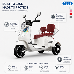 Moto électrique pour enfants à trois roues, très vendue, <span class=keywords><strong>tricycle</strong></span> à batterie 12V, scooter électrique pour enfants - Product Image 3