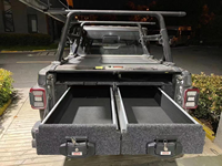 2022 ford Ranger Rapitor Système de tiroirs de voiture Off Road Van Cargo Storage Tiroir de lit de camion fonctionnel pour ramassage avec curseur de réfrigérateur