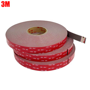 Cinta Adhesiva de Espuma Acrílica de Doble Cara <span class=keywords><strong>3M</strong></span> GPL-110, Activada por Agua, Resistente a Altas/Bajas Temperaturas, Troquelada, <span class=keywords><strong>para</strong></span> Uso Automotriz, Negra - Product Image 2
