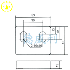<span class=keywords><strong>Elevador</strong></span> puerta deslizante Mit Subishi Nylon guía zapato puerta <span class=keywords><strong>pies</strong></span> 53*42*12 - Product Image 4