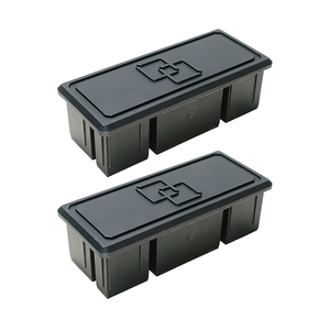 ตะแกรงยางรูปวงรีสีดำพร้อมแผ่นยางแนวนอนและรูยึดสำหรับใช้งานในอุตสาหกรรม - Product Image 5