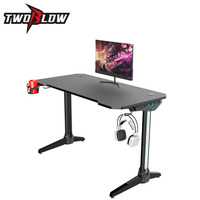 Bureau de jeu pour ordinateur portable en forme de Z pour les joueurs