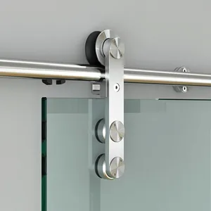 Factory Price Stainless Steel Mounting Sliding Frameless Glass Shower/Kitchen Barn Door Hardware