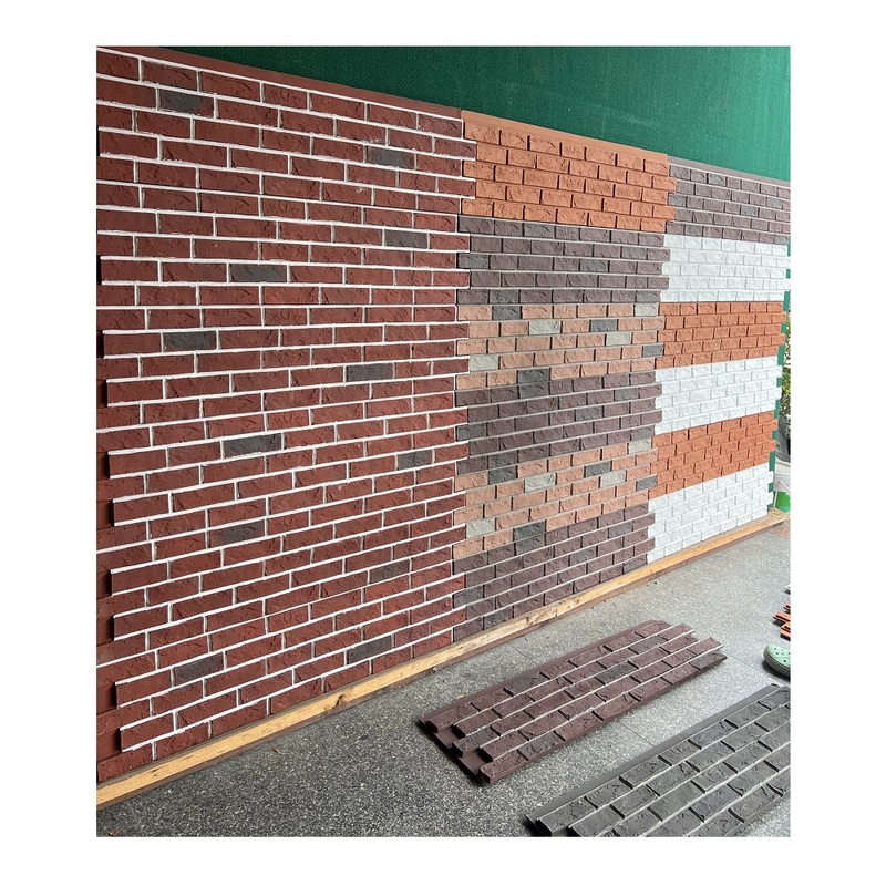 PU Faux Cultural Bricks 3D Background