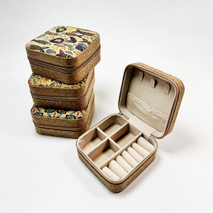 Luxe nouvelle impression spéciale coloré Stock bijoux bague boucle d'oreille collier pendentif cadeau maison boutique organisateur cas voyage petit sac - Product Image 5