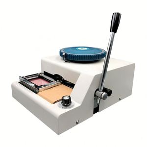 68 70 72 Character Letter Plastic ID Plate Number <b>Embosser</b> Manual PVC <b>Card</b> Embossing Machine - Product Image 1