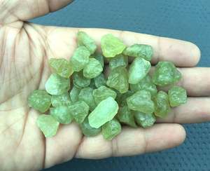 10 piezas de piedras preciosas sueltas de granate verde natural cristal curativo sin tratar para hacer joyas a elección del mayorista en bruto - Product Image 3