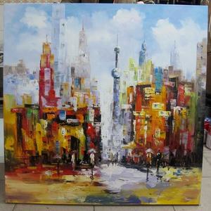 Tranh Sơn Dầu Hiện Đại Vẽ Tay Trên Vải - Product Image 6