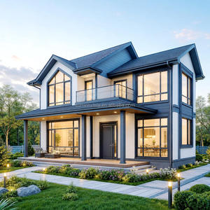 Villa Prefabricada Moderna de Acero Ligero con Estructura de Acero Galvanizado, Hogar Duradero y Elegante para Uso en <span class=keywords><strong>Oficinas</strong></span>, Edificios y Hoteles - Product Image 5
