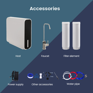 Système de filtration d'eau RO avec compteur TDS et rappel de temps, débit rapide 600 GPD, surveillance TDS, sans réservoir, vente en gros usine - Product Image 6