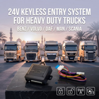 Système de verrouillage centralisé sans clé pour camions lourds, design original, 24V universel Scania/Volvo/MAN/DAF/BENZ, sécurité renforcée