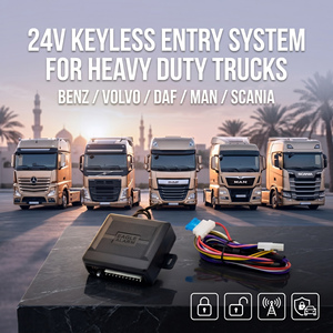 Système de verrouillage centralisé sans clé pour camions lourds, design original, 24V universel Scania/Volvo/MAN/<span class=keywords><strong>DAF</strong></span>/BENZ, sécurité renforcée - Product Image 2