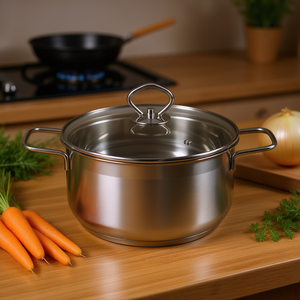 Olla para carne Manhattan de 1.7 L y 16 cm, cacerola de acero inoxidable con tapa - Product Image 3