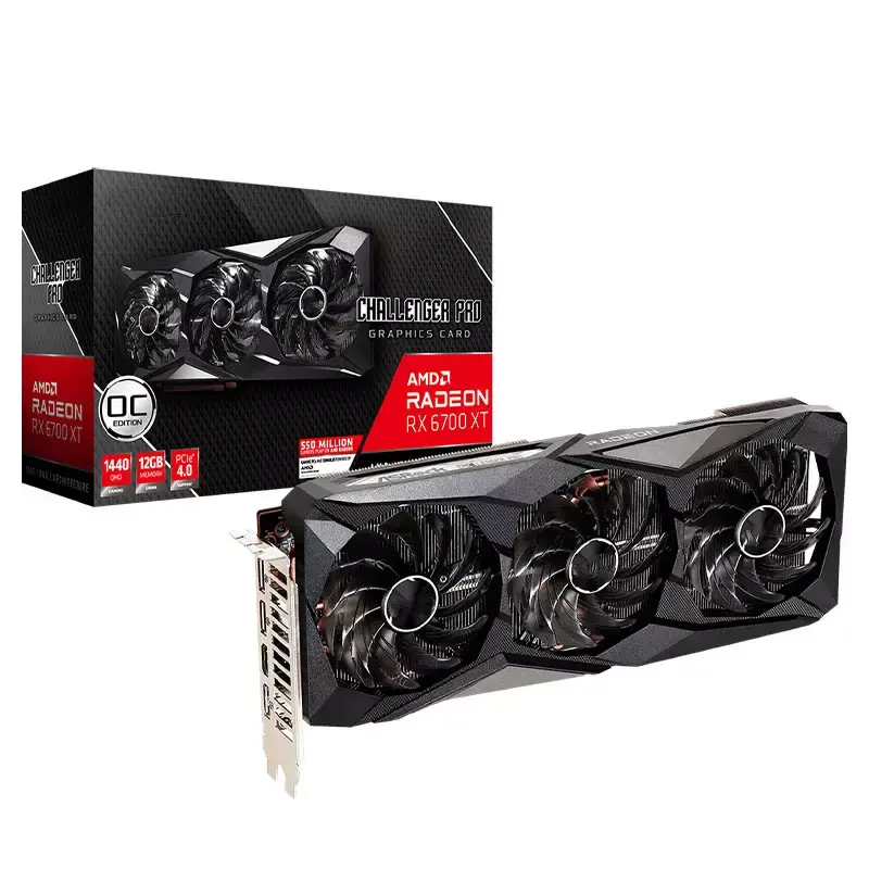 Hochwertige RX 6700 XT 12 GB GDDR6 VGA-Karte Gaming-Grafikkarte mit 2x-GPU